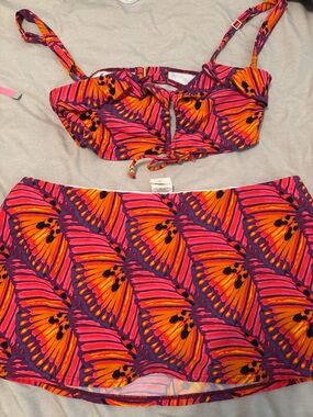Jantzen Pink, Orange & Purple Swim Set 12